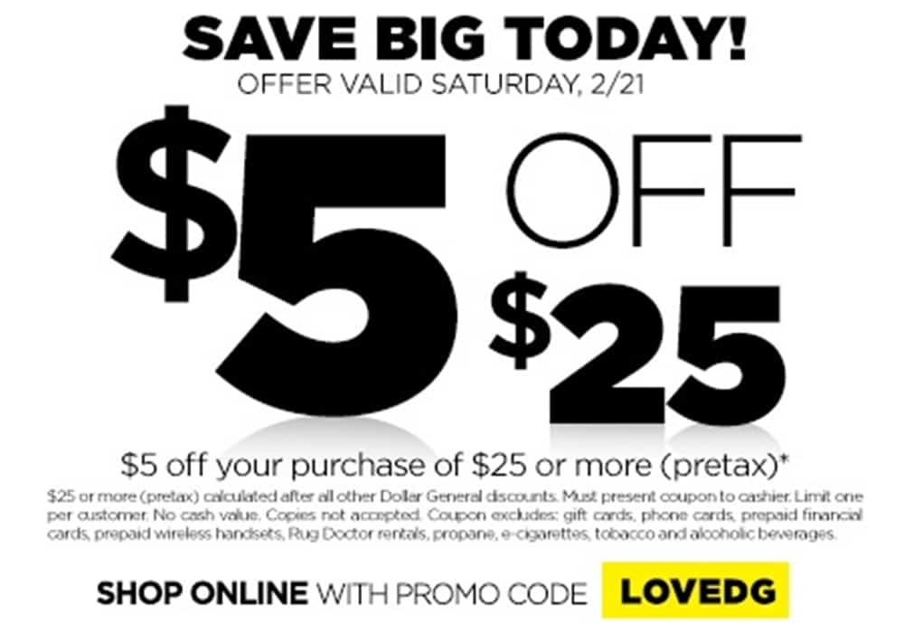 Dollar General Digital Coupons