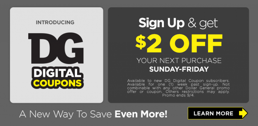 DG Digital coupons DG Digital coupons