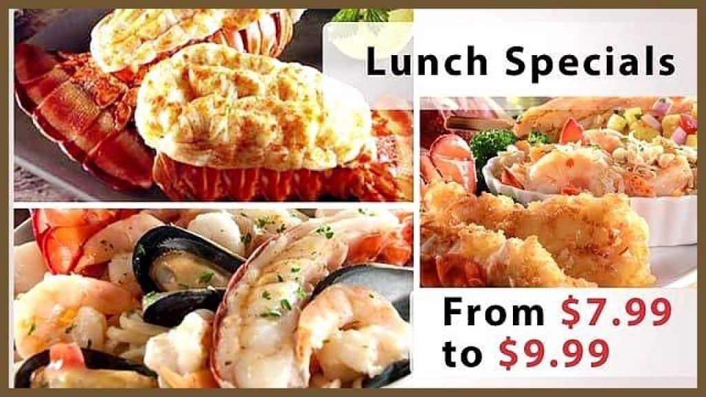 Lunch Specials Red Lobster Lunch Specials
