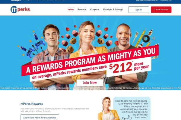 Meijer mPerks Sign Up And Log In