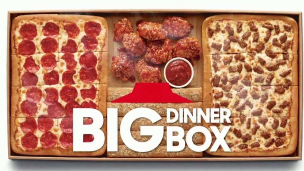 pizza hut big dinner box 1 Pizza Hut Big Dinner Box