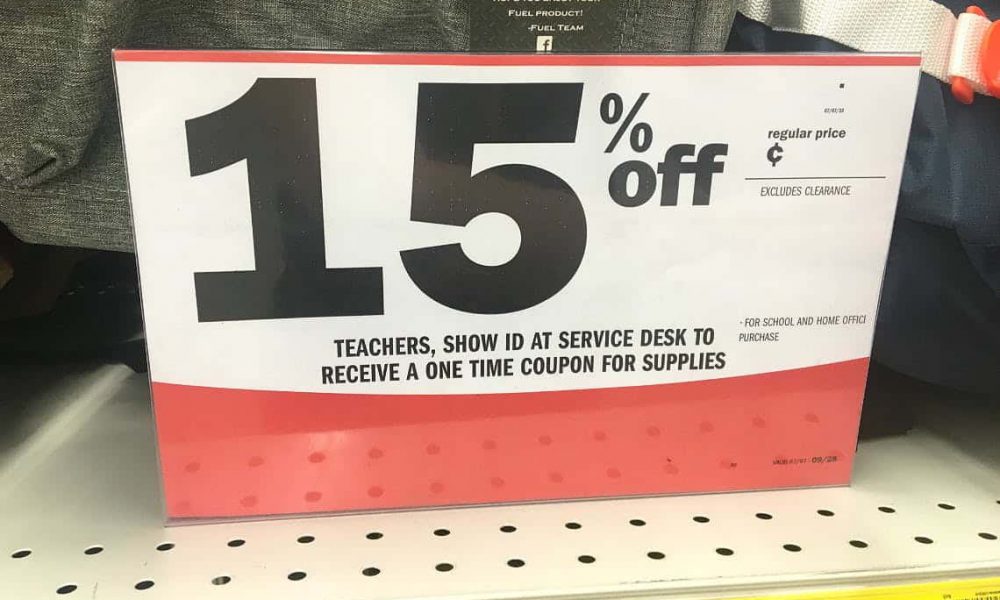 coupon for teachers