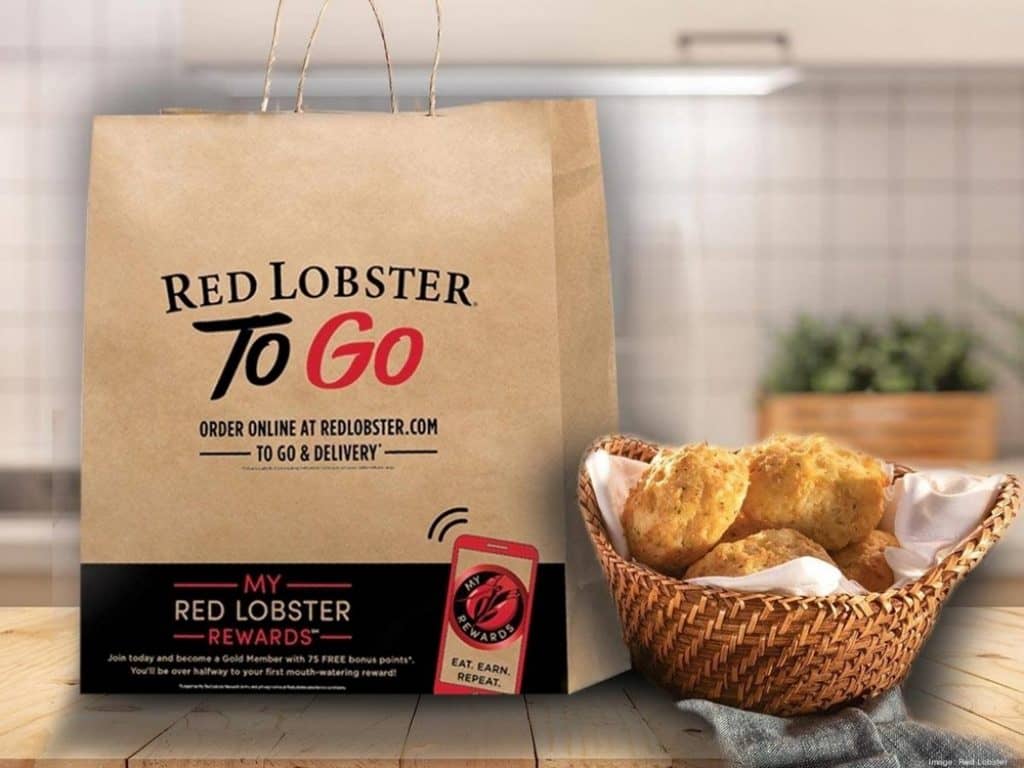 to go 1 red lobster to go