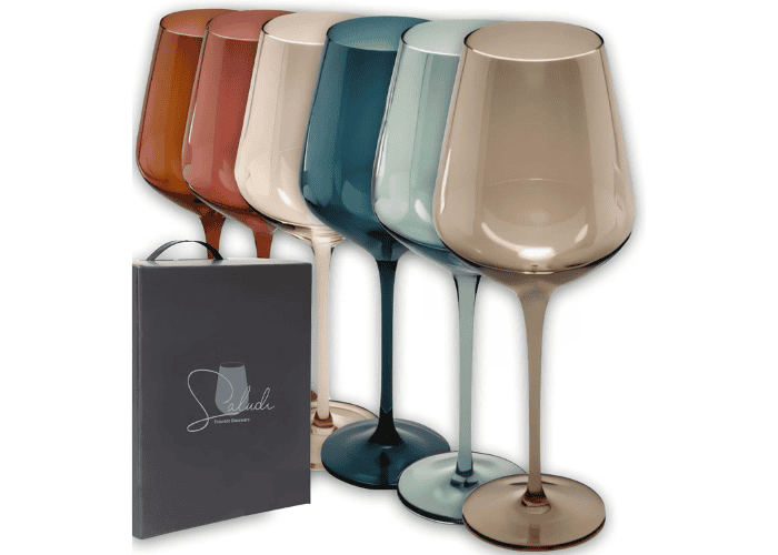 Colored Wine Glasses