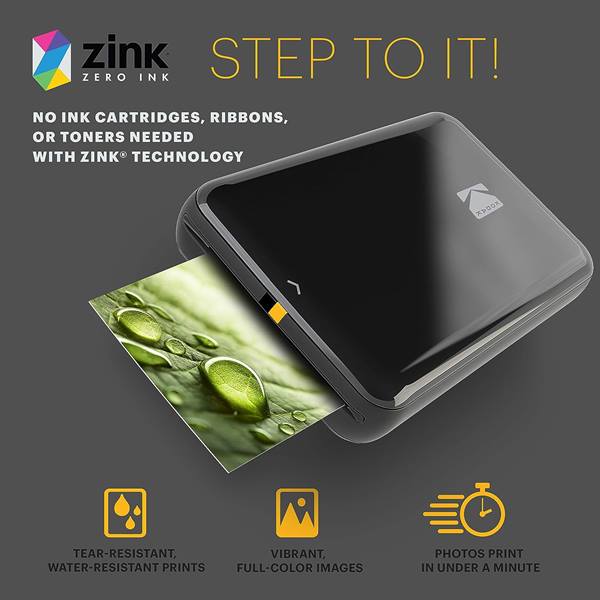 KODAK Step Wireless Mobile Photo Mini Color Printer