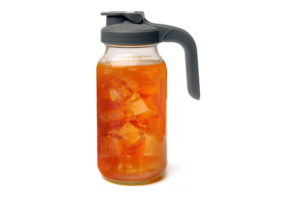 County Line Kitchen Glass Mason Jar Pitcher with Lid