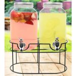 Estilo Glass Double Drink Dispenser