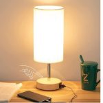 Yarra-Decor Bedside Table Lamp with USB Port