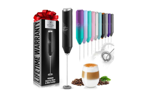 Zulay Kitchen Powerful Milk Frother Wand