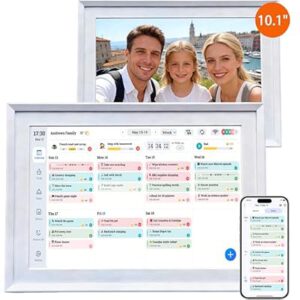 10.1Inch Digital Calendar Wall Touch Screen, Smart WiFi Family Planner…