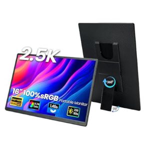 16” Laptop Screen Extender – 2.5K QHD Portable Laptop Monitor Extender IPS Sc…