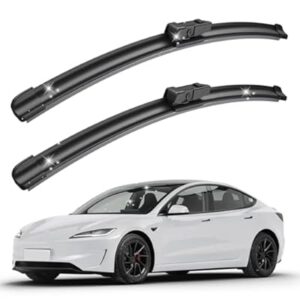 26″+19″ Windshield Wiper Blades for Tesla Model 3 2017 2018 2019 2020…