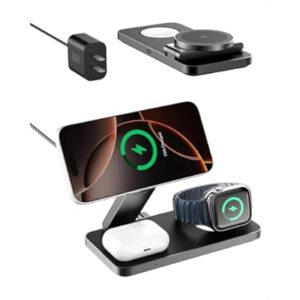 3 in 1 Wireless Charging Station…