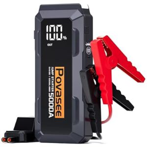A40 Car Battery Jump Starter, 12V Portable Power Pack for…