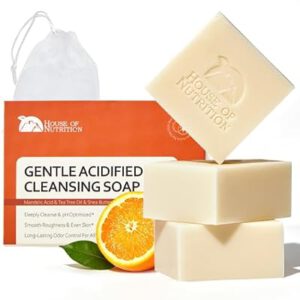 Acidified Cleansing Bar, Mandelic Acid AHA & Tea Tree Oil…