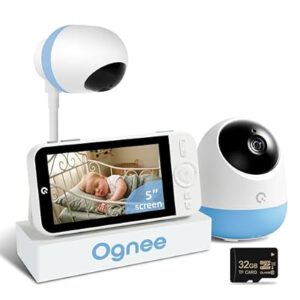 Baby Monitor with Camera and Audio, 5″ IPS 2K Display…