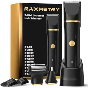 Beard Trimmer for Men,Manscape 3-in-1 Electric Razor Groin Groomer…