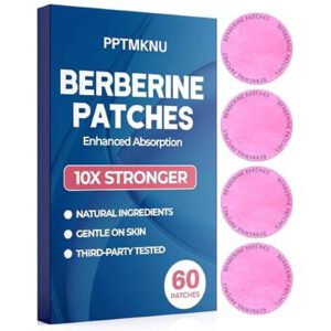 Berberine Patches for Men & Women – Natural Formula with Cinnamon…