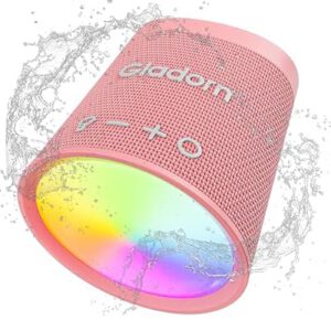 Bluetooth Speaker Wireless, Bluetooth 5.3 Shower Speaker with 9 RGB Lights…