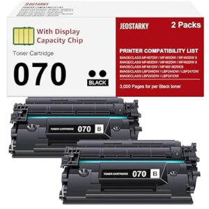 Compatible for Canon 070 Black Toner Cartridge Replacement…