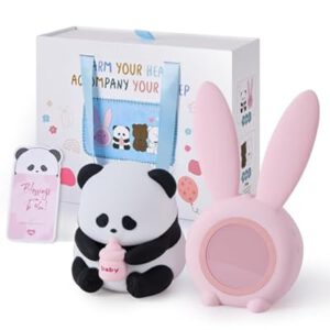 Cute Panda Night Light, Dimmable Touch Control Night Light for Baby…