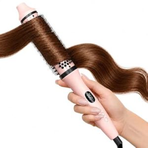 Dual Voltage Thermal Brush, 1.5″ Heated Round Brush…