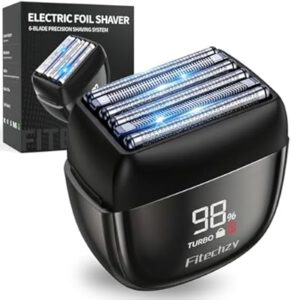 Electric Foil Shaver for Men, Ultra-Thin Foil Electric Razor for Thick Coarse Beard…