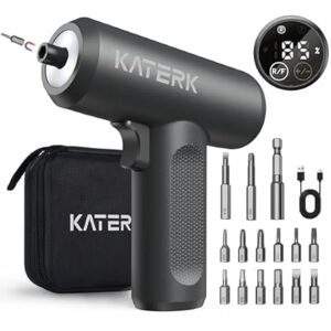 Electric Screwdriver Set – 4V Cordless Screwdriver Rechargeable…