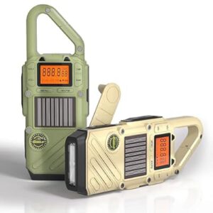 Emergency Weather Radio Rechargeable Walkie Talkies for Adults…