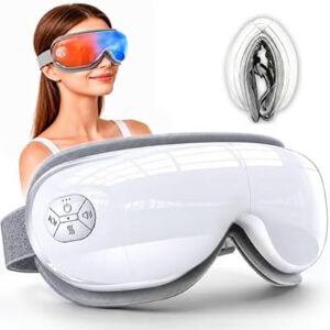 Eye Massager with Heat and Cooling, Eye Massager for Migraines