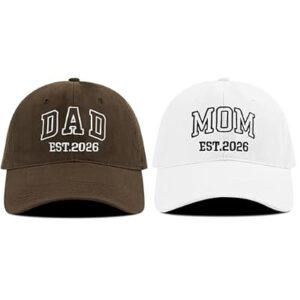 Family Hats, Embroidered Matching Baseball Caps for New Parents…