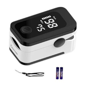 Fingertip Pulse Oximeter, Blood Oxygen Saturation Monitor