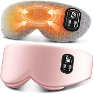 Heated Eye Mask – Cordless Eye Mask for Dry Eyes, Eye Relief, Improved Sleep