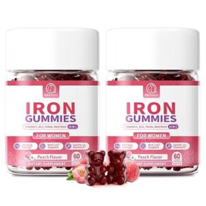 Iron Gummies for Women – Heme Iron for Max Absorption & Gentle on Stomach