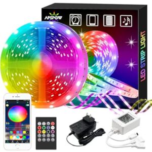 LED Strip Lights 100ft, Bluetooth and APP Control…