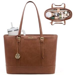 Laptop Bag for Women, 15.6 Inch Large Work Tote Bag…