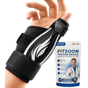 Medical-Grade Thumb Support Brace Breathable Thumb Spica Splint Stabilizer for Trigge…