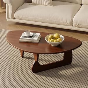Mid Century Small Coffee Table, Walnut Coffee Table for Living Room…