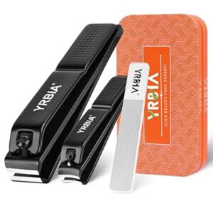 Nail Clippers with Glass Nail File…