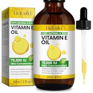 Natural Vitamin E Oil for Skin, Ultra Concentrated Vitamin E Oil for Face