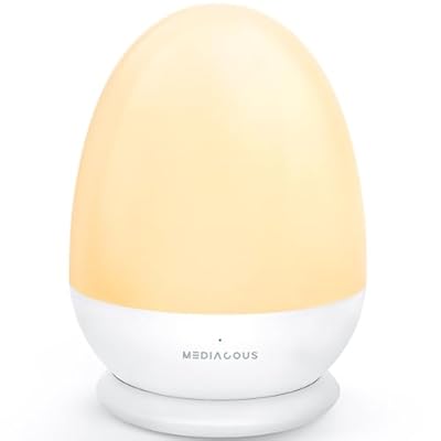 Night Lights for Kids Room, Egg Light for Nursery with Stable Charging Pad…