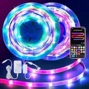 Pak LED Strip Lights 105ft, RGBIC Color Changing Smart Lights