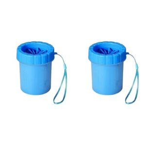 Portable dog claw cleaner