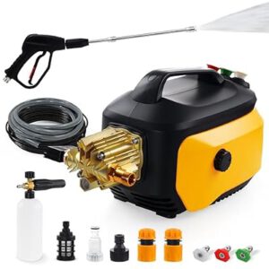 Pressure Washer, Portable Power Cleaner for Car Detailing, Home, Fences…