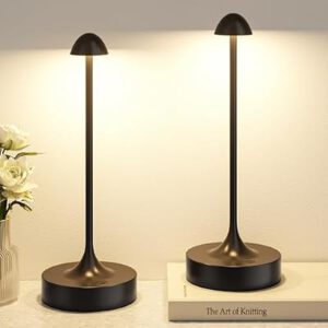 Rechargeable Cordless Table Lamp, Battery Operated Lamps…