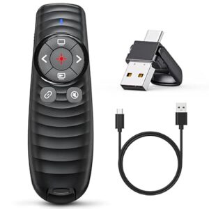 Rechargeable Presentation Remote PPT Slide Advancer for Mac/Google Slide…