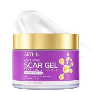 Scar Cream,Silicone Scar Gel,Helps Reduce Surgical Scars,Acne,Burn,Keloids Bum…