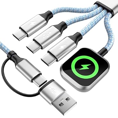 Travel Essentials Multi Charging Cable for iWatch Charger…