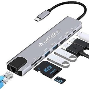 USB C Hub Ethernet HDMI 4K Adapter