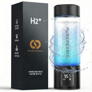 Upgraded Hydrogen Water Bottle Generator Glass, Touch Screen